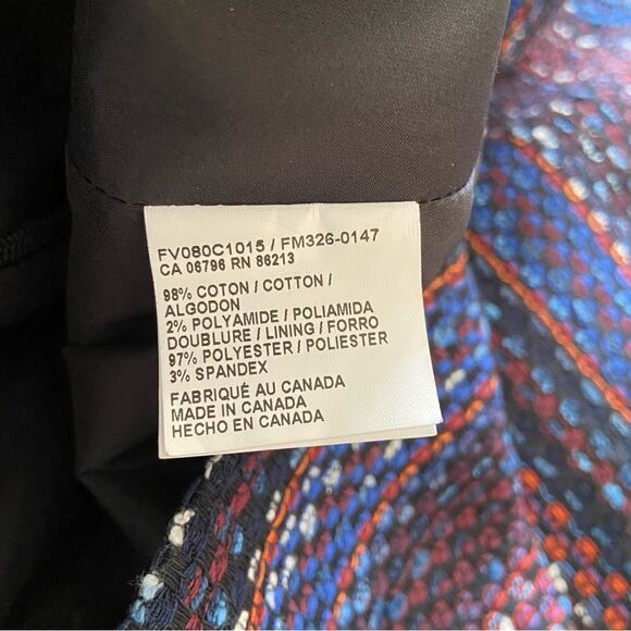 Tristan-multi Tweed Wrap Front Mini Skirt (Size:Small) - Picture 9 of 10